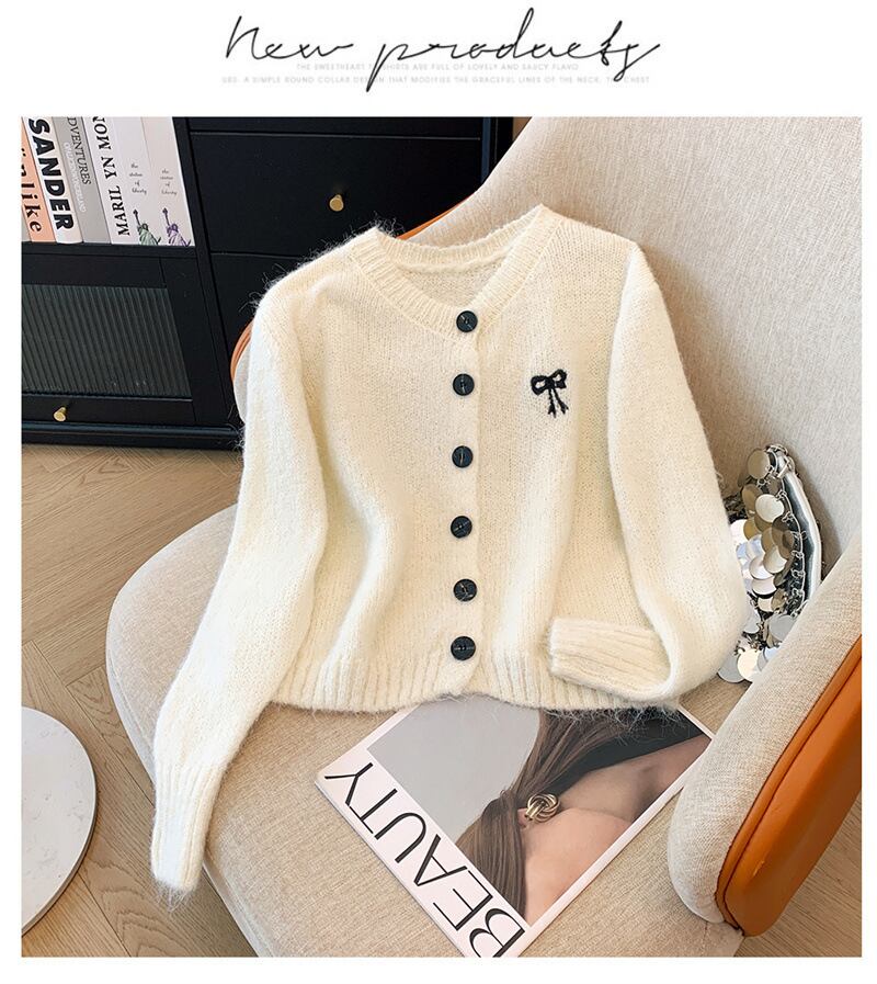 【outer】ニットカーデ　M27839