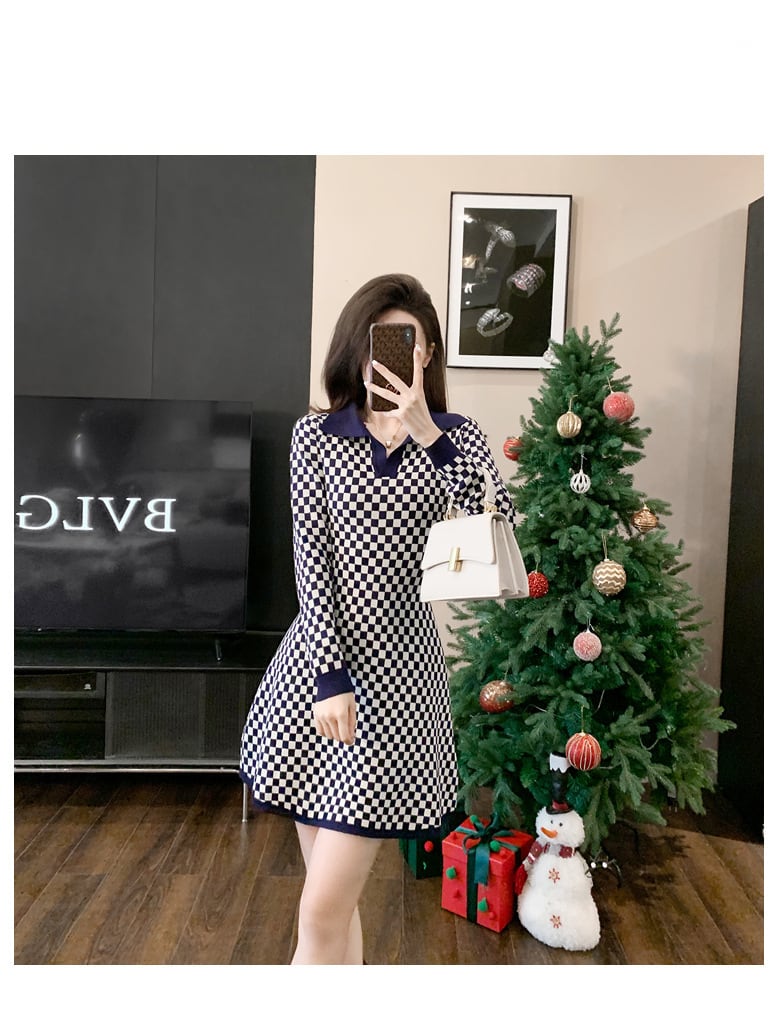 【dress】ニットワンピース　M25466