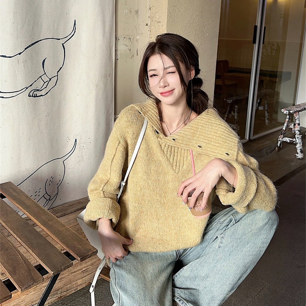 【tops】ニットセーター　M27673