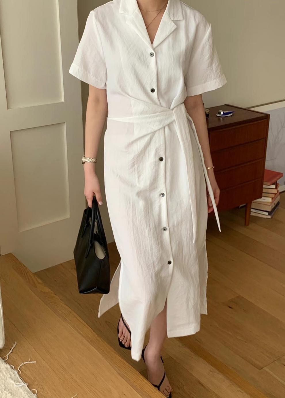 【dress】レトロシャツワンピース G20072