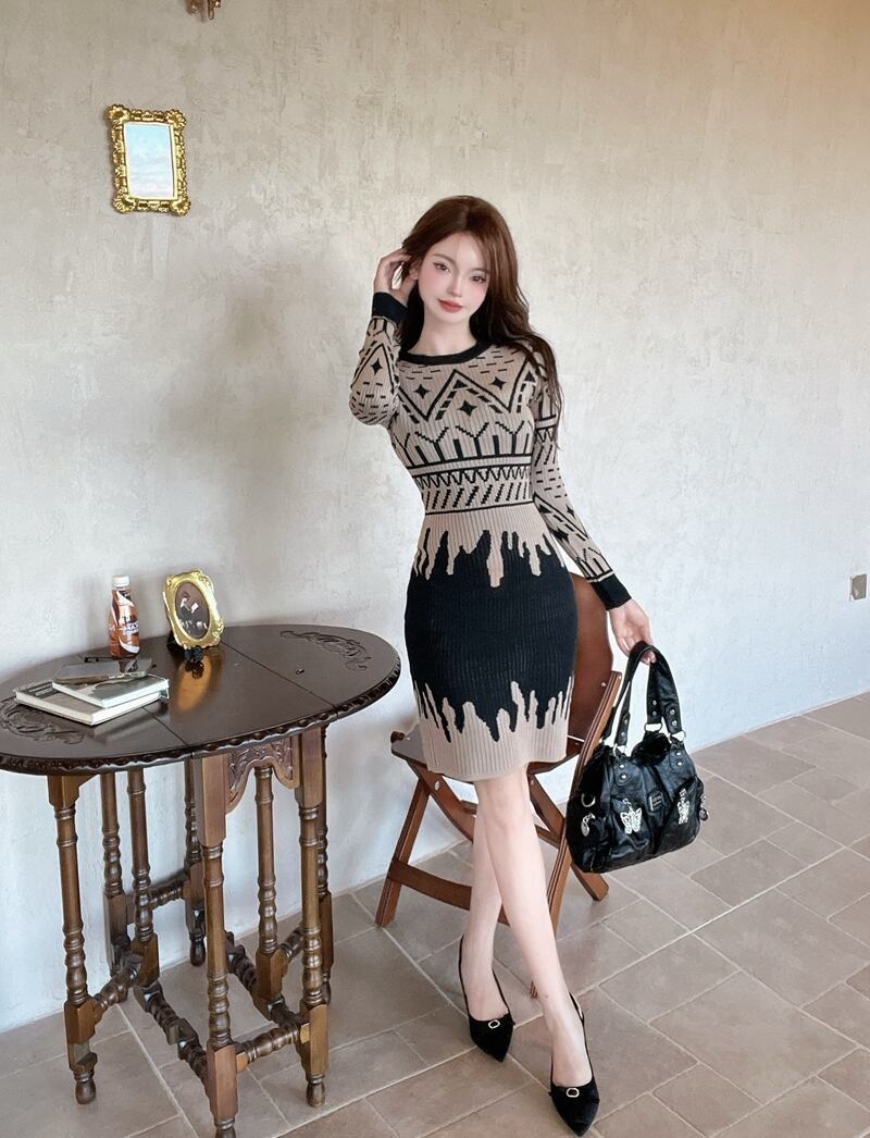 【dress】ニットワンピース　M27816