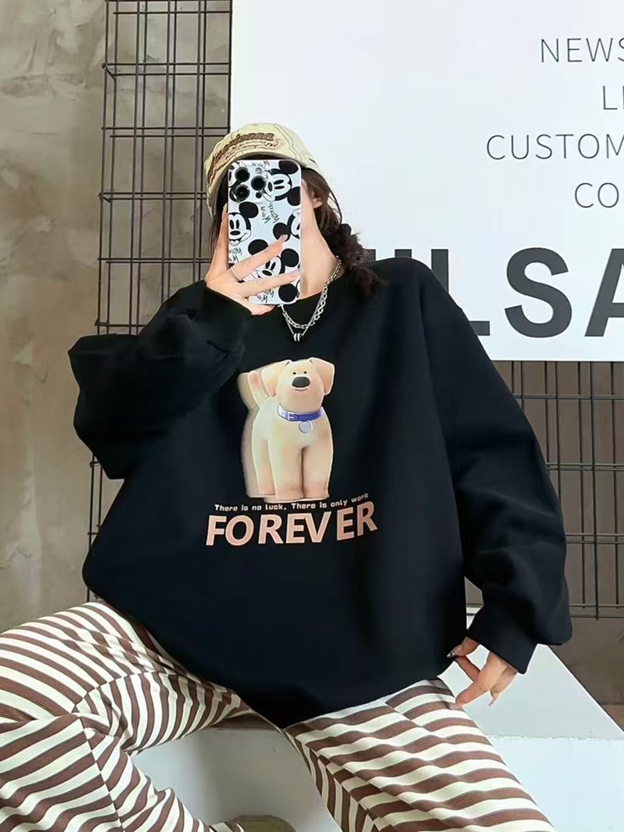 【tops】カートゥーンスウェット　M25683