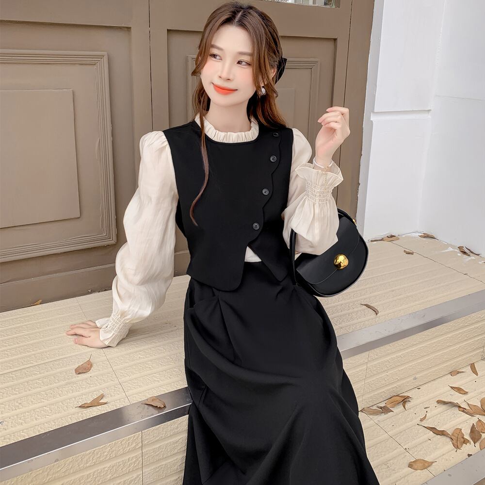 【dress】ドッキングワンピース　M18729