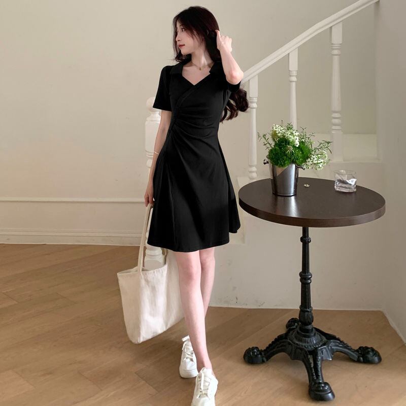 【dress】POLOネックワンピース G20433