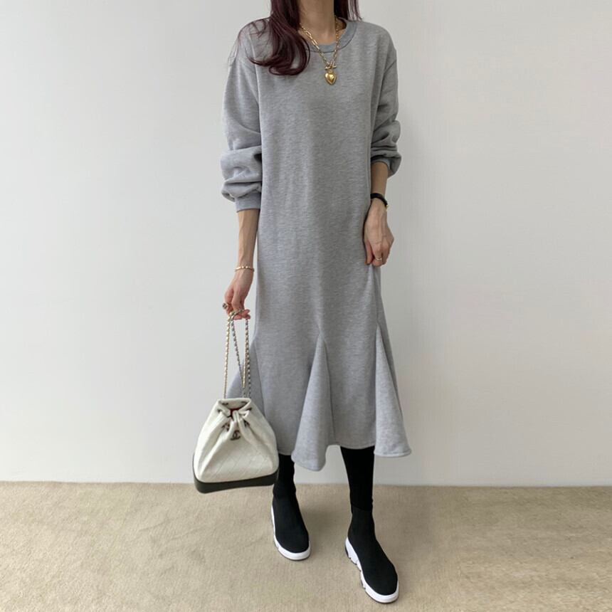 【dress】マーメイドカジュアルワンピース　M18662