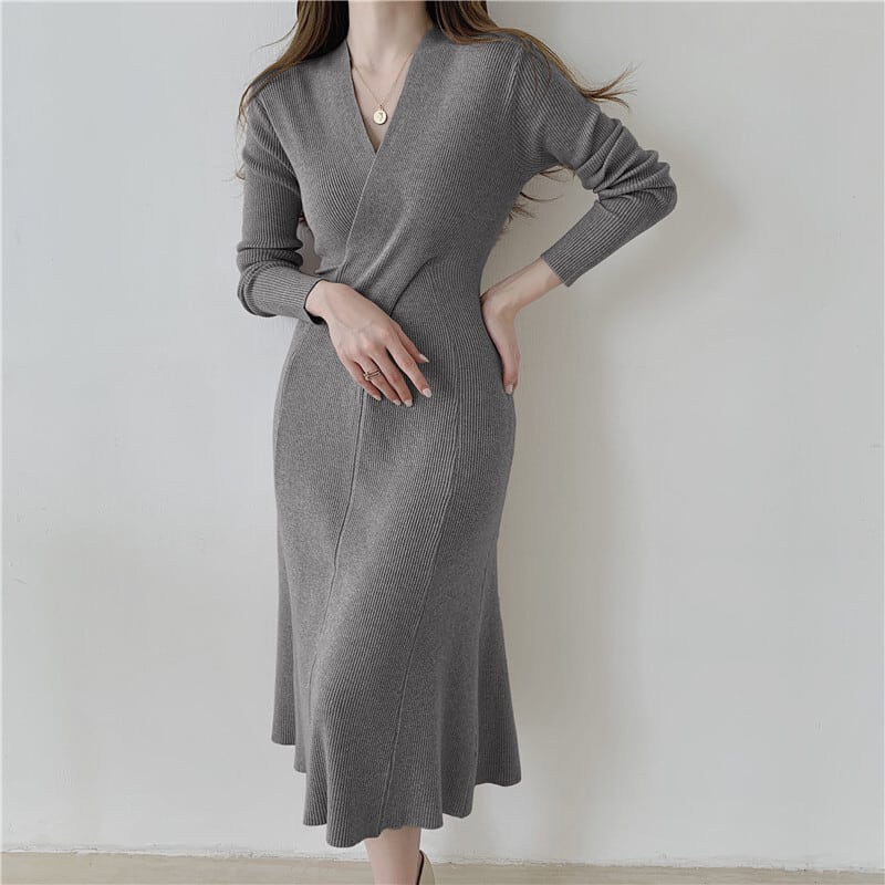 【dress】ニットワンピース　M25539