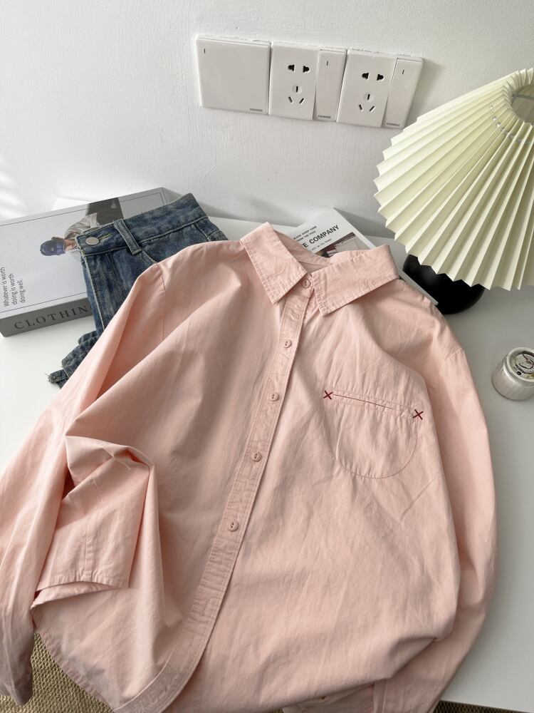 【tops】カラーシャツ　M29921