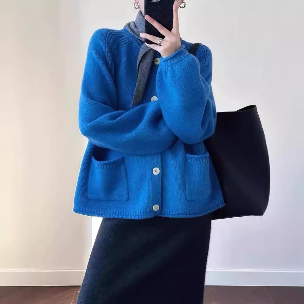 【outer】ニットカーデ　M27312