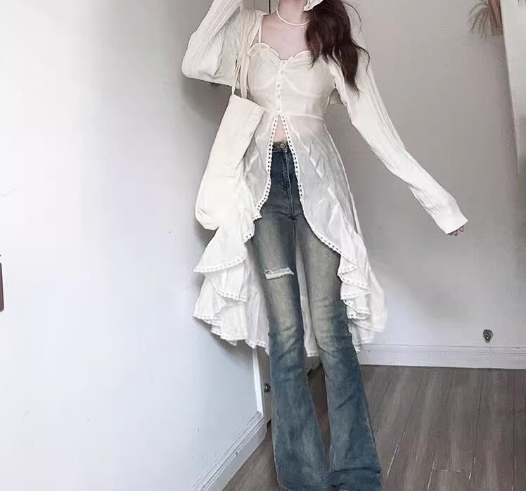 【dress】フリルキャミワンピースG20384