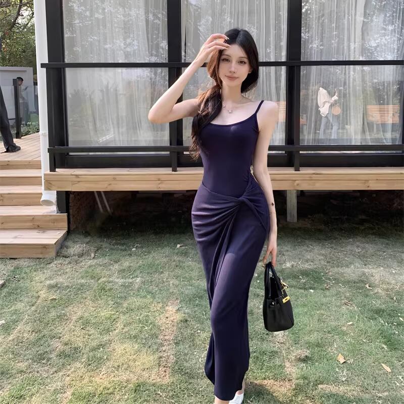 【dress】4色展開キャミワンピース Q7976