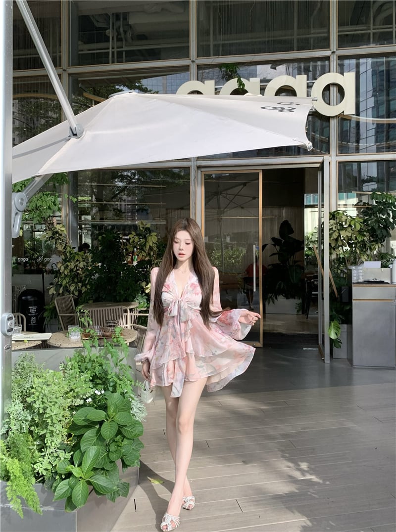 【dress】プリントワンピース　M24841