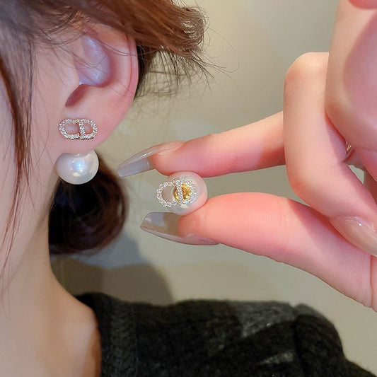 【小物】英字柄ピアスアクセサリーF7805