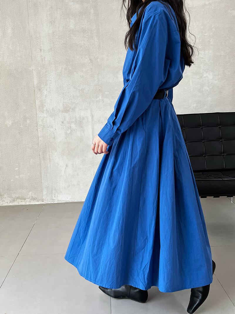 【dress】ポロネックシャツワンピースワンピース　N2966