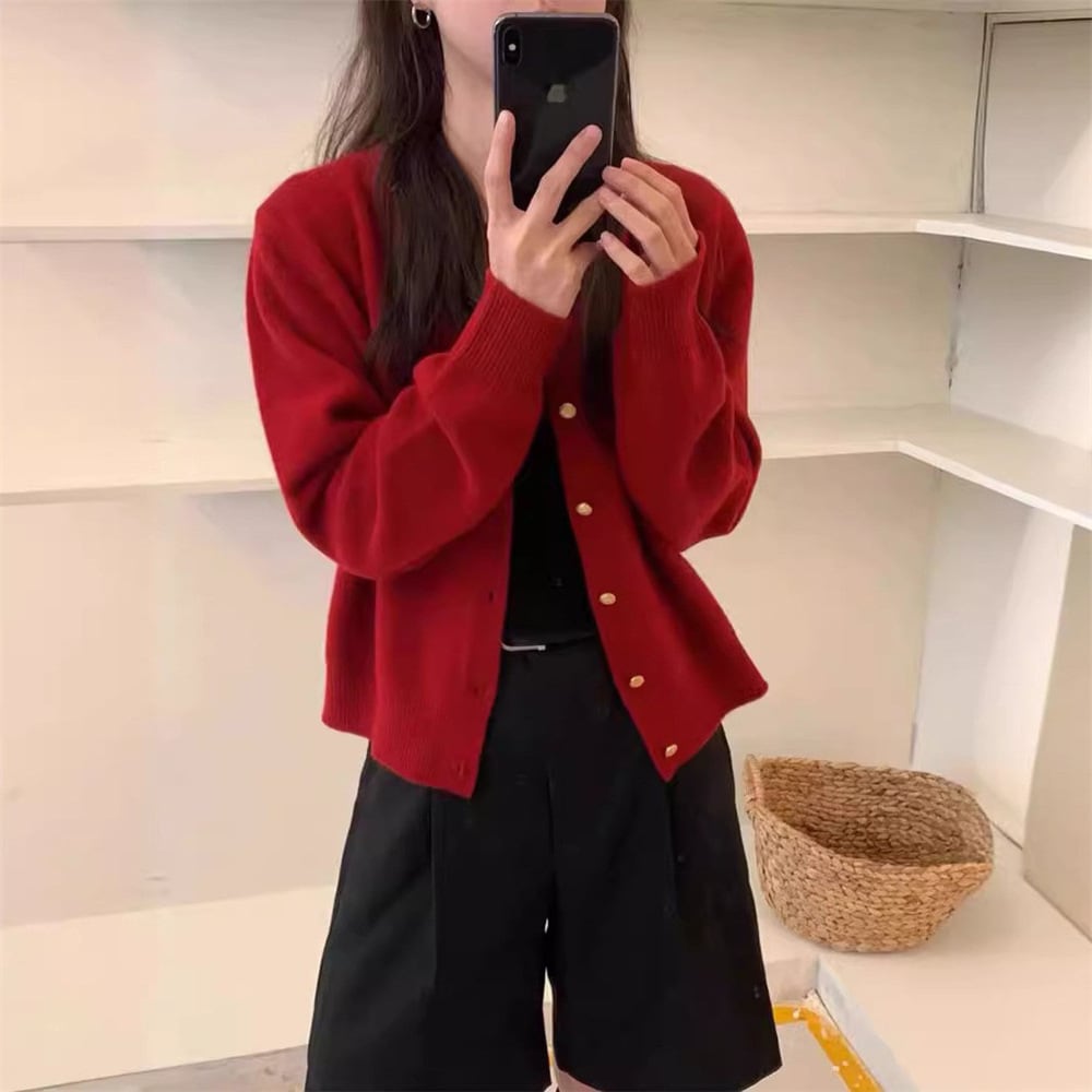 【outer】ニットカーデ　M25965