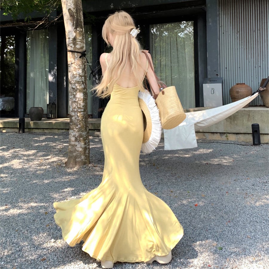 【dress】マーメイドキャミワンピース　M24765
