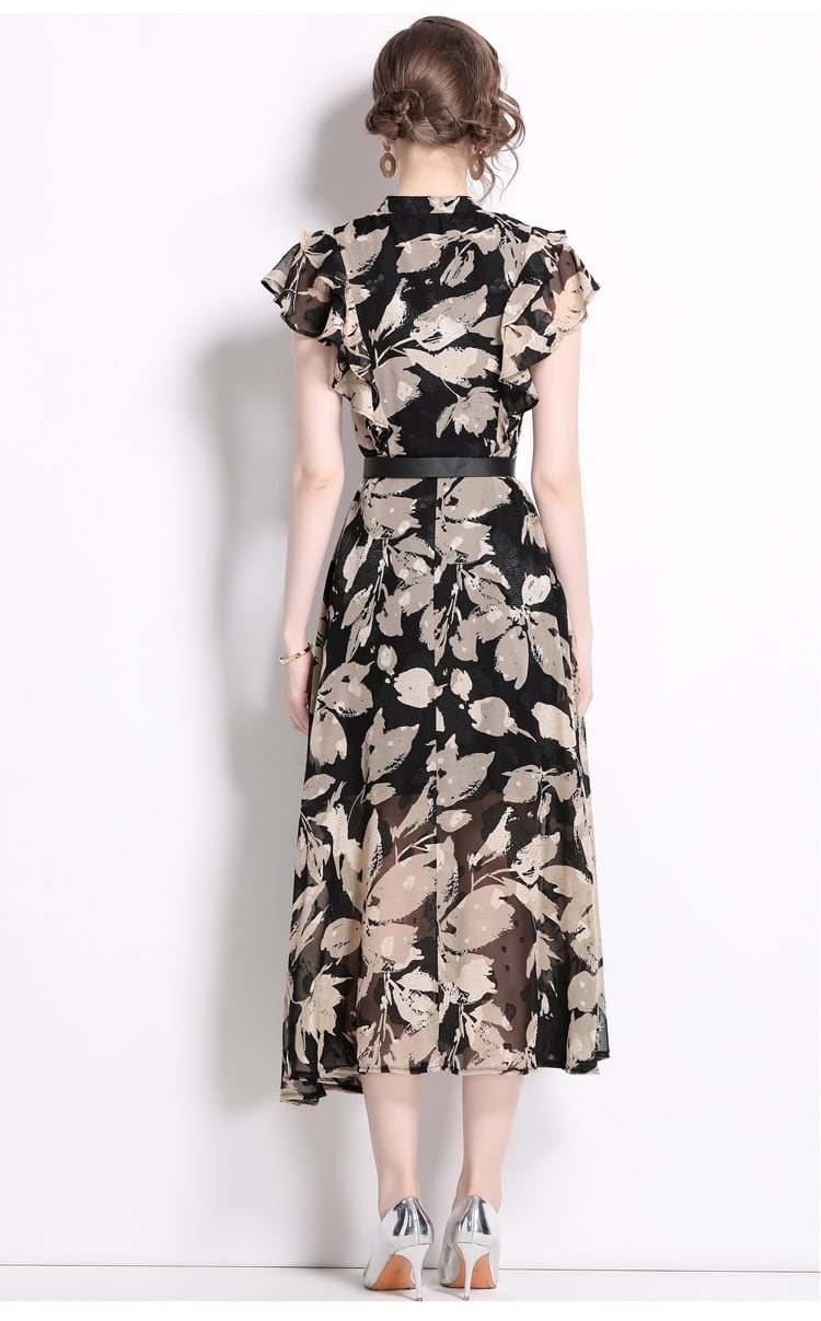 【dress】プリントワンピース　M25063
