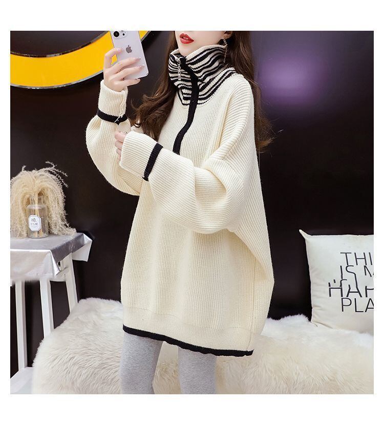 【tops】ハイネックニットセーター　M29160