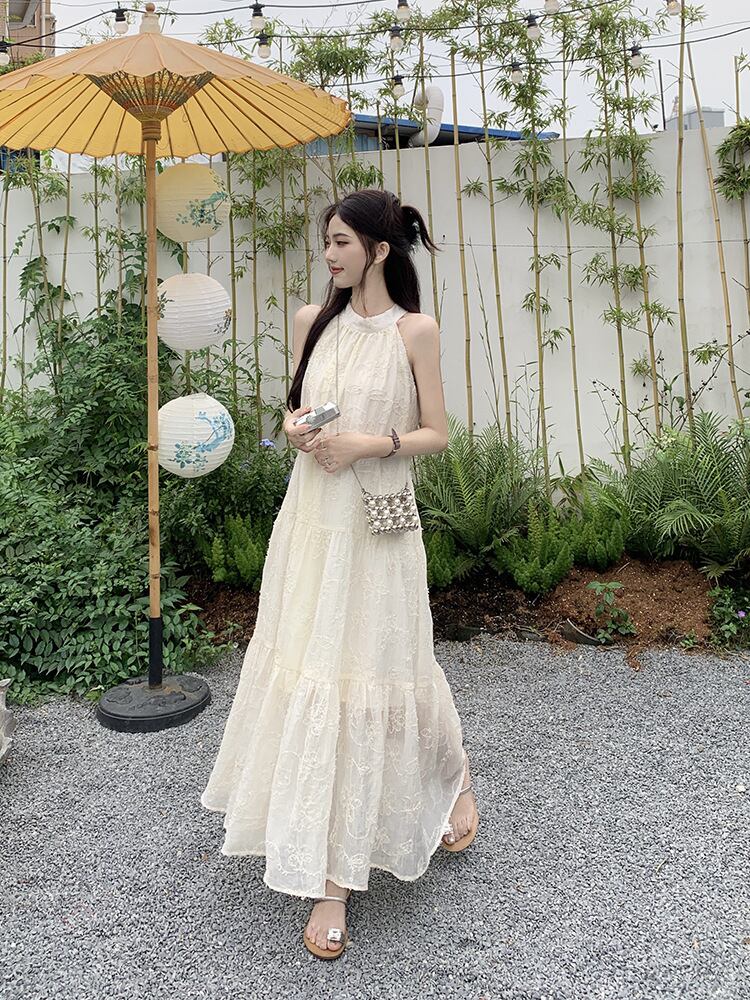 【dress】ホルターネックワンピース G20437