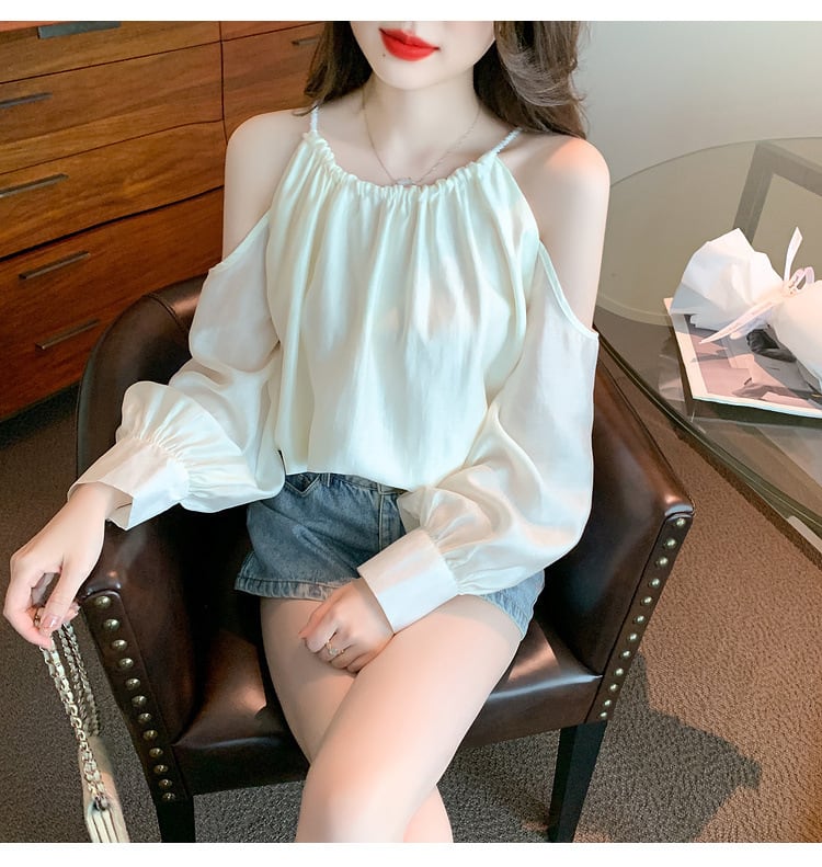 【tops】オフショルダートップス　M25443