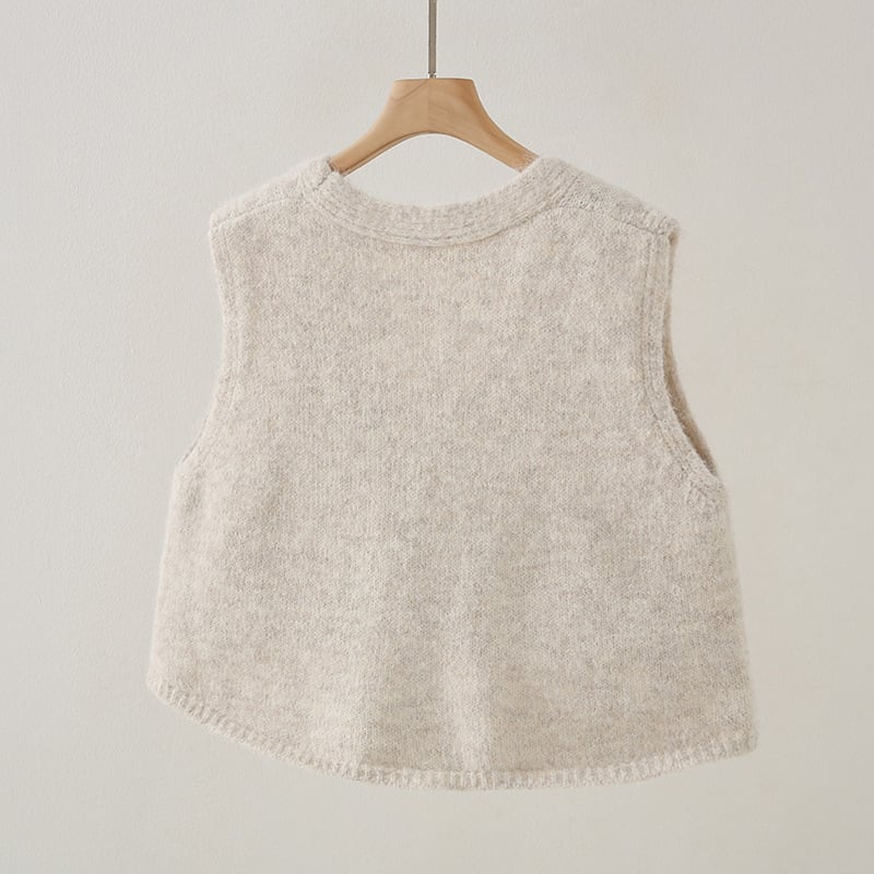 【tops】ニットベスト　M25582