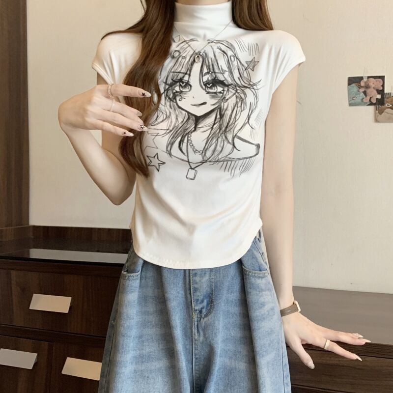 【tops】ハーフネックTシャツG20245