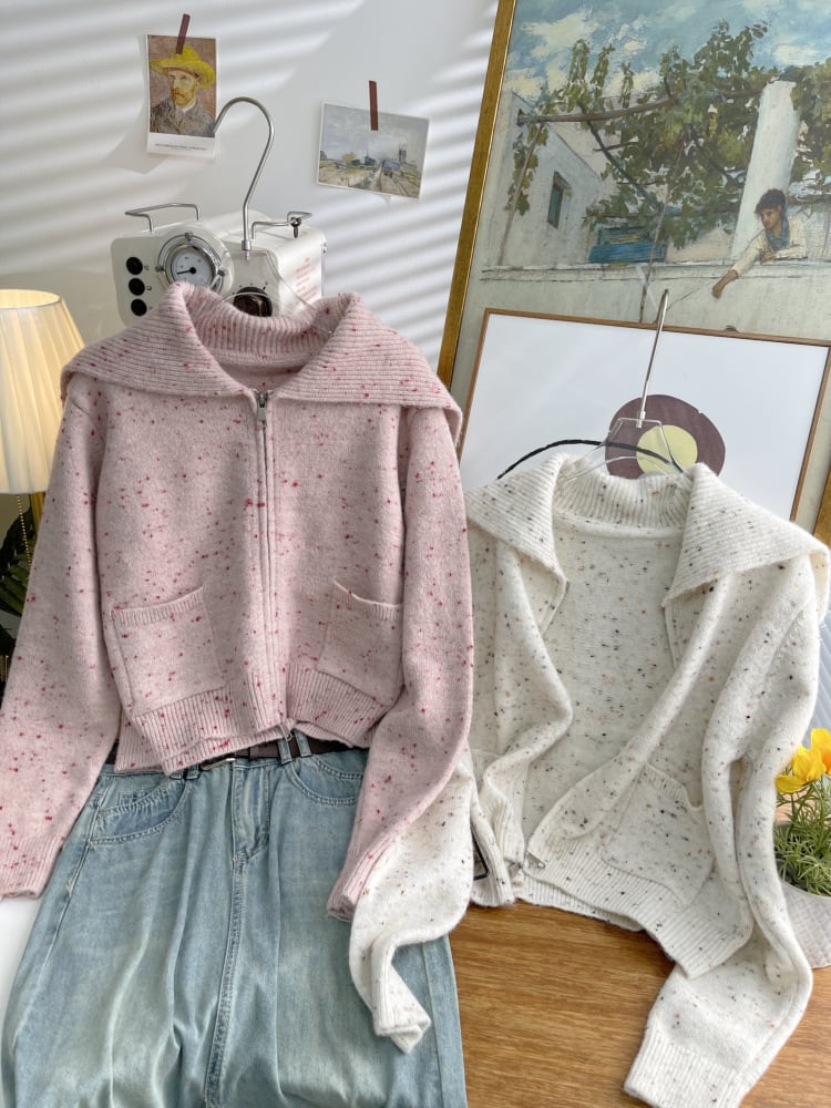 【outer】ニットカーデ　M25538