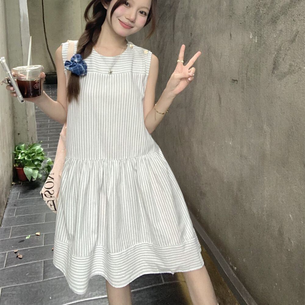 【dress】ノースリーブワンピース　M30110