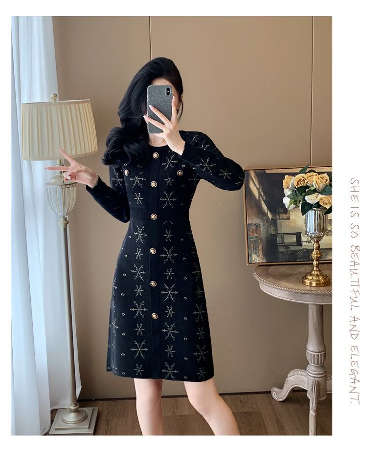 【dress】ニットワンピース　M27684