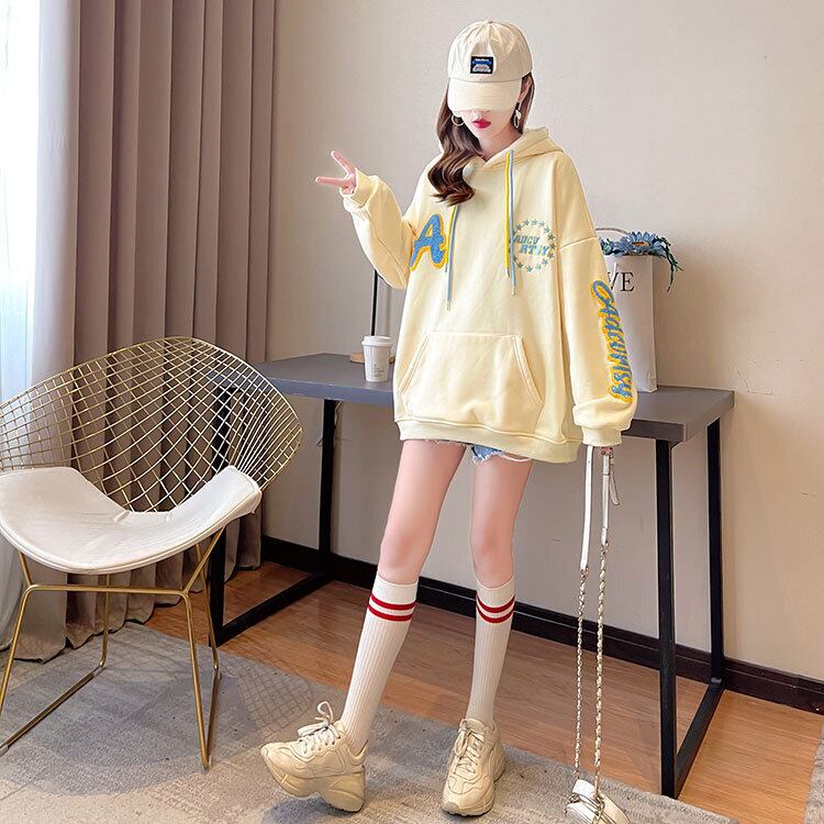 【tops】刺繍フーディーパーカー　M18641
