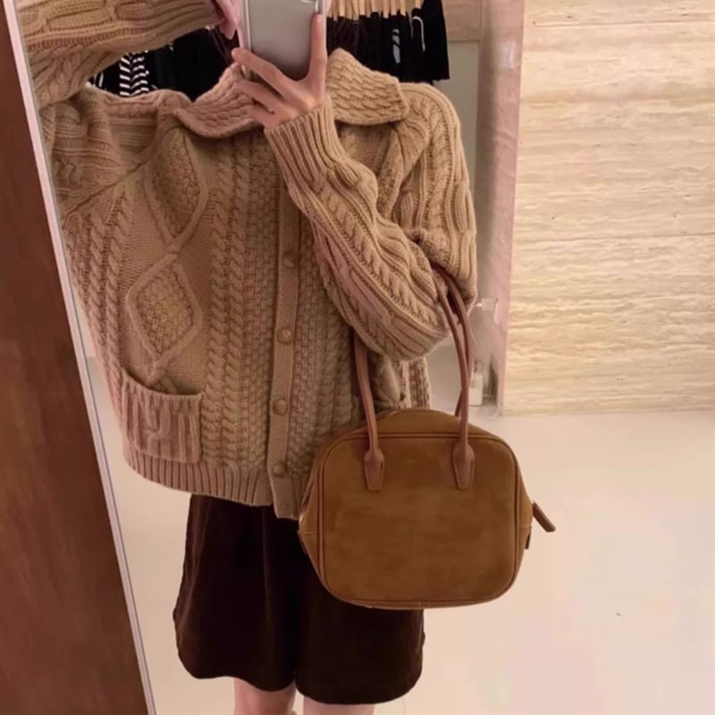 【outer】ニットカーディガン Q7154