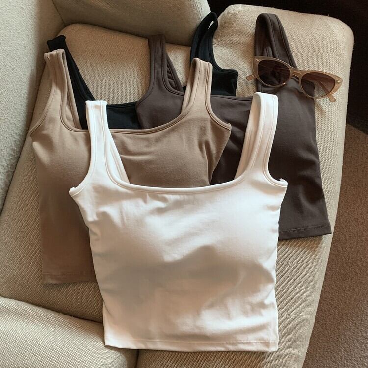 【tops】カップ付きキャミソール　M29525