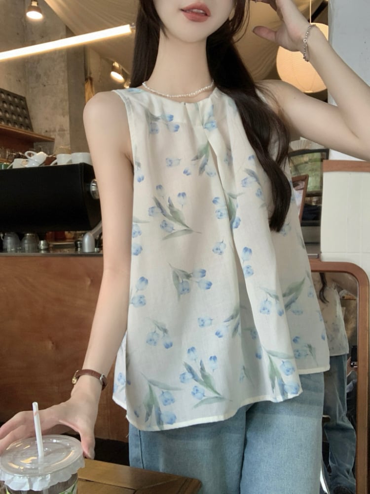 【tops】ノースリーブトップス　M25172