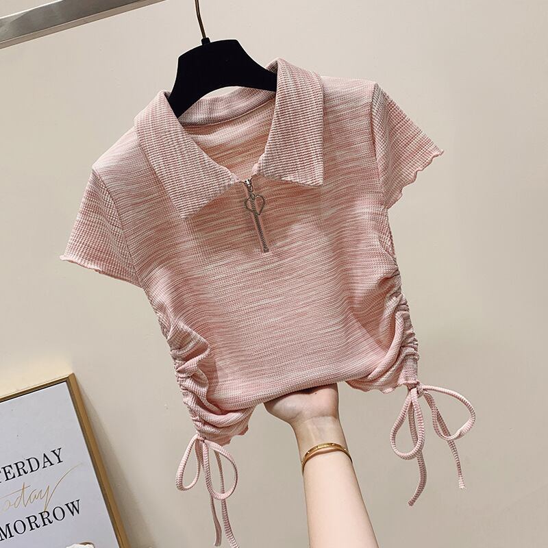 【tops】POLOネックTシャツG20675