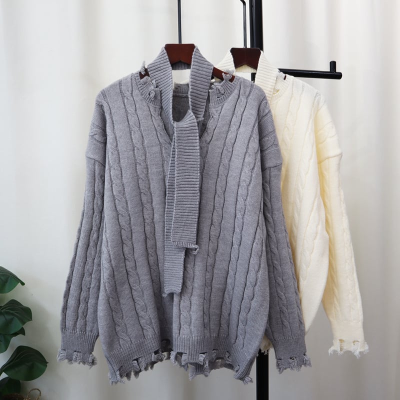 【tops】ニットセーター　M27560