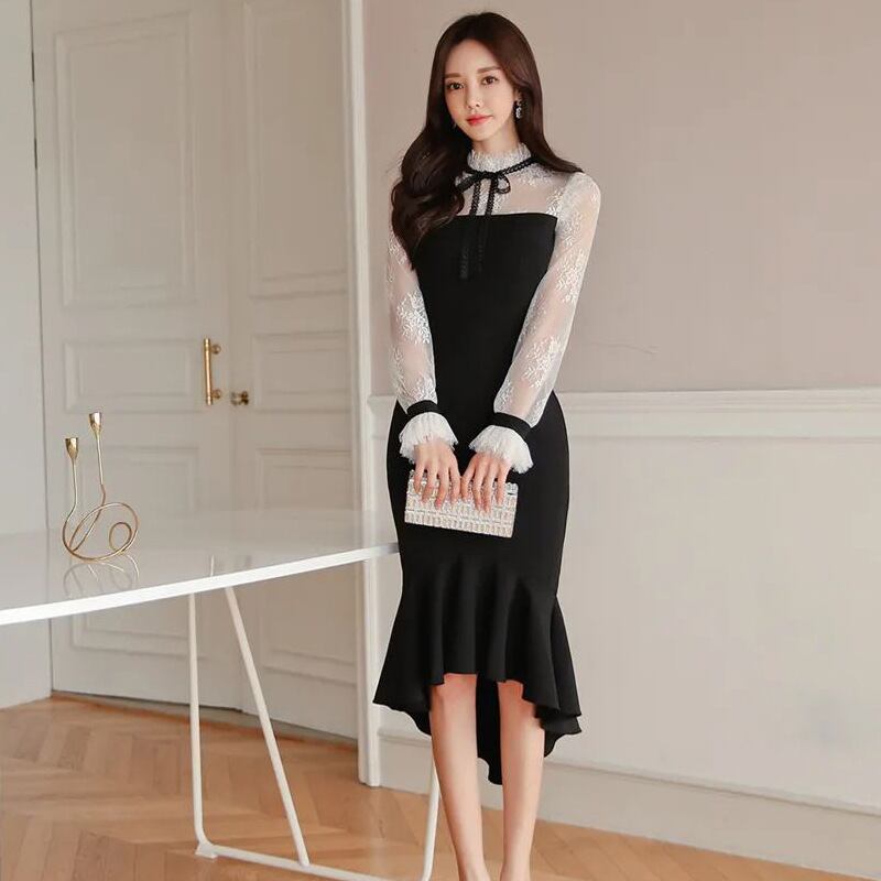 【dress】マーメイドワンピース　M18876