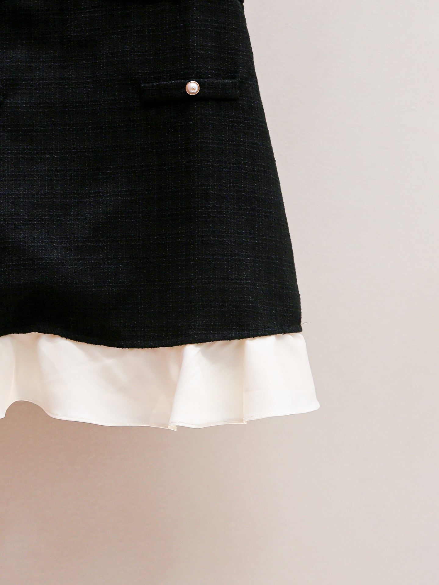 【dress】ドッキングツイードミニワンピース　N3008