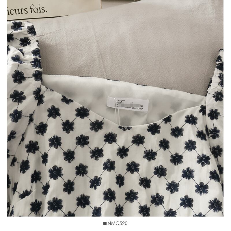 【tops】VネックリボンブラウスG20613