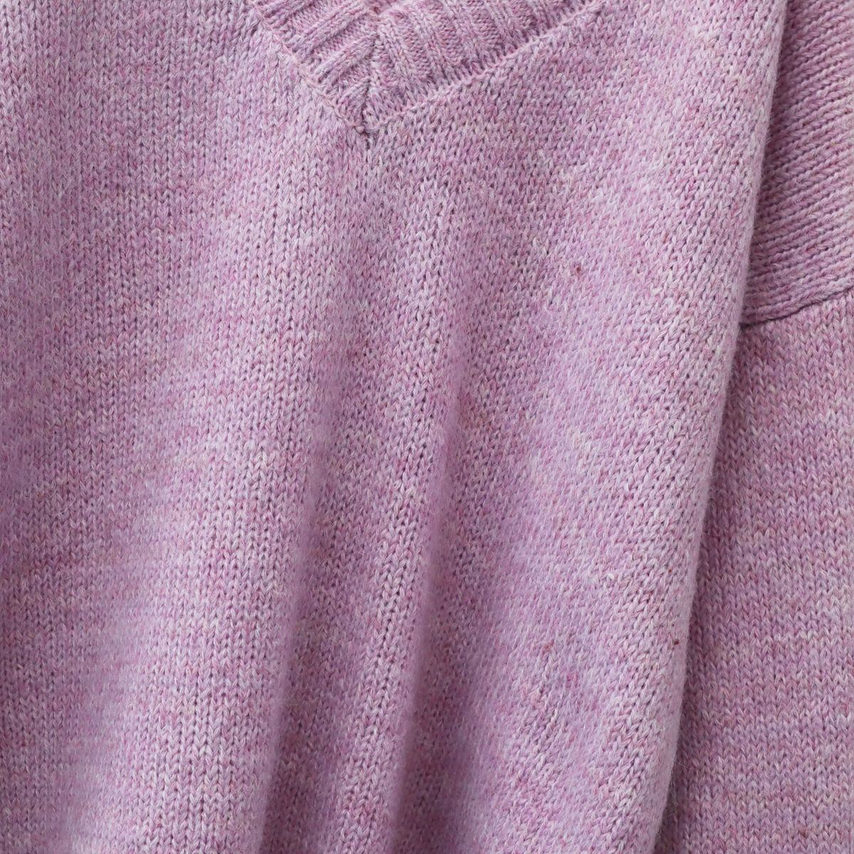 【tops】Vネックニットセーター　M18658