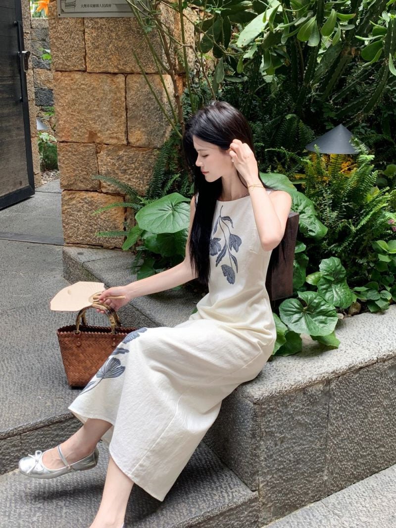【dress】ノースリーブワンピース　M24528