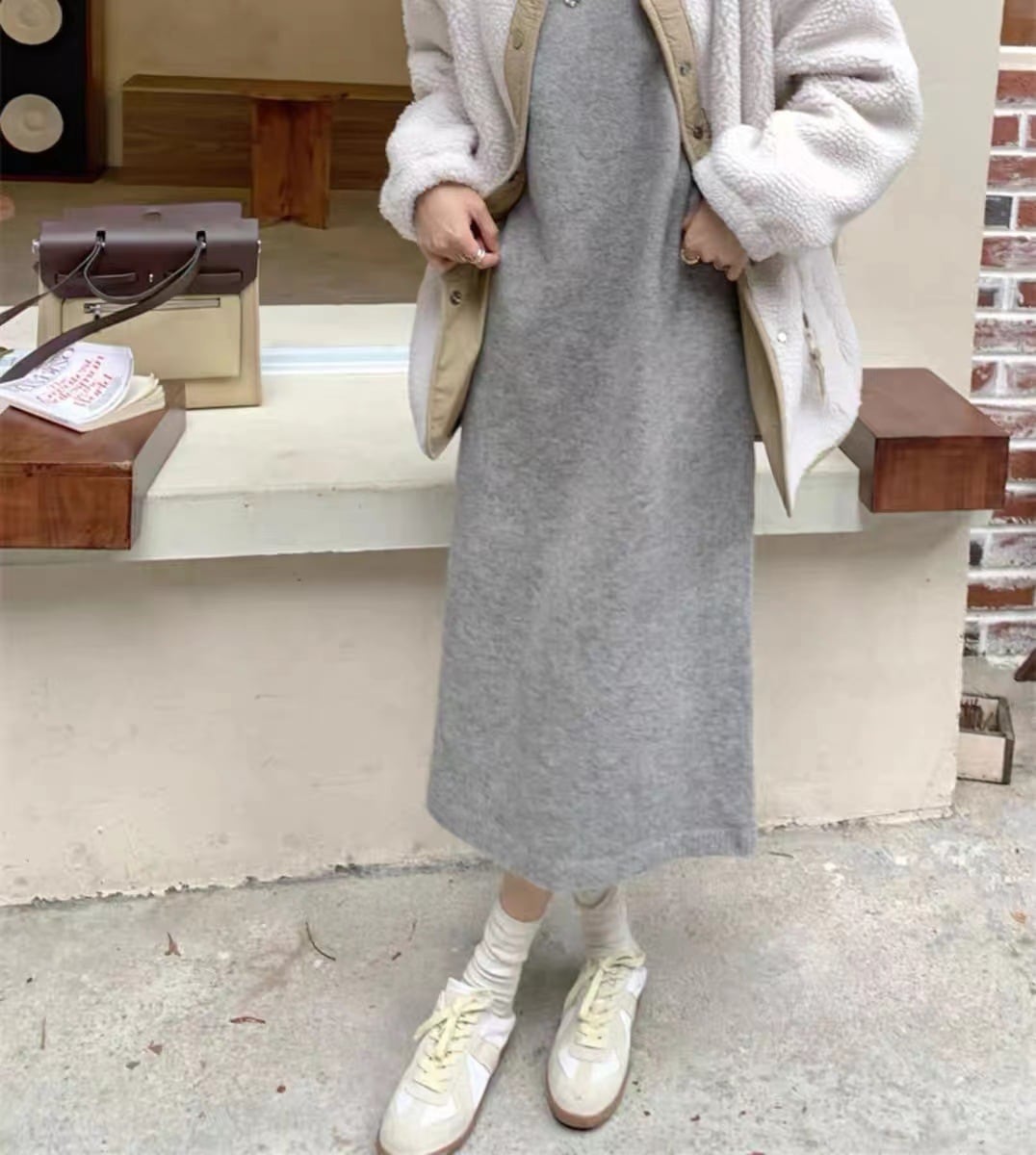 【dress】ニットワンピース　M26268