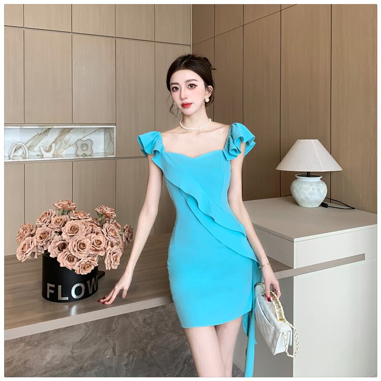 【dress】フリルタイトキャミワンピース G20255