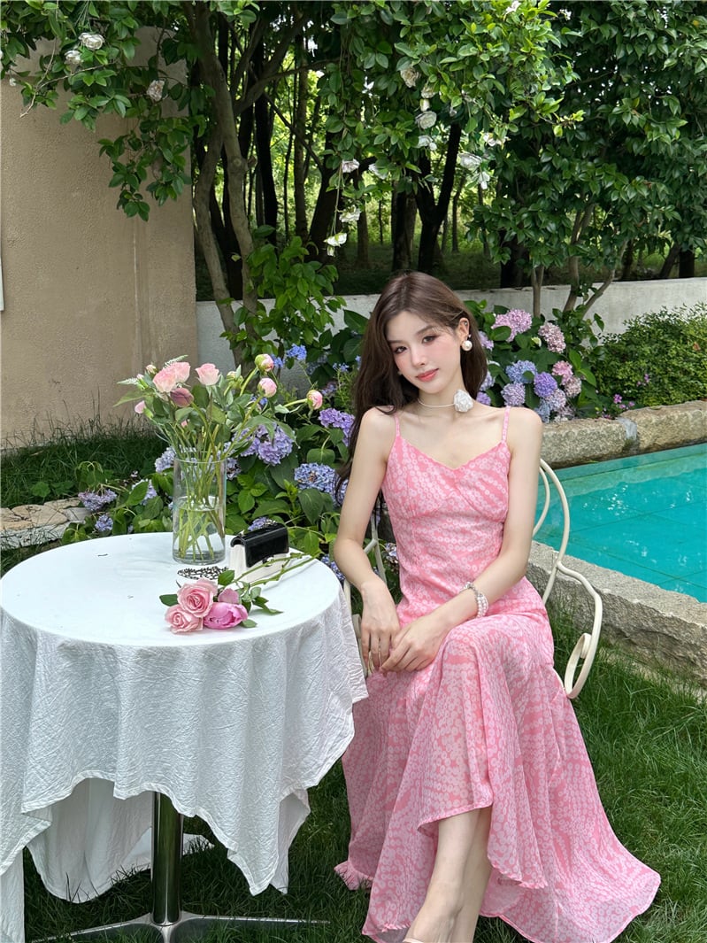 【dress】プリントキャミワンピース　M25043