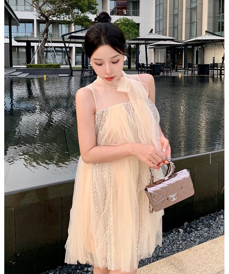 【dress】ノースリーブワンピース　M25288
