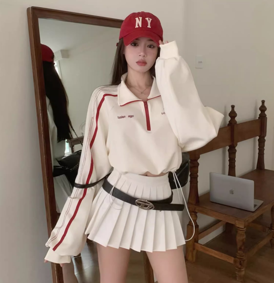【tops】スタンドネックパーカー　N2953