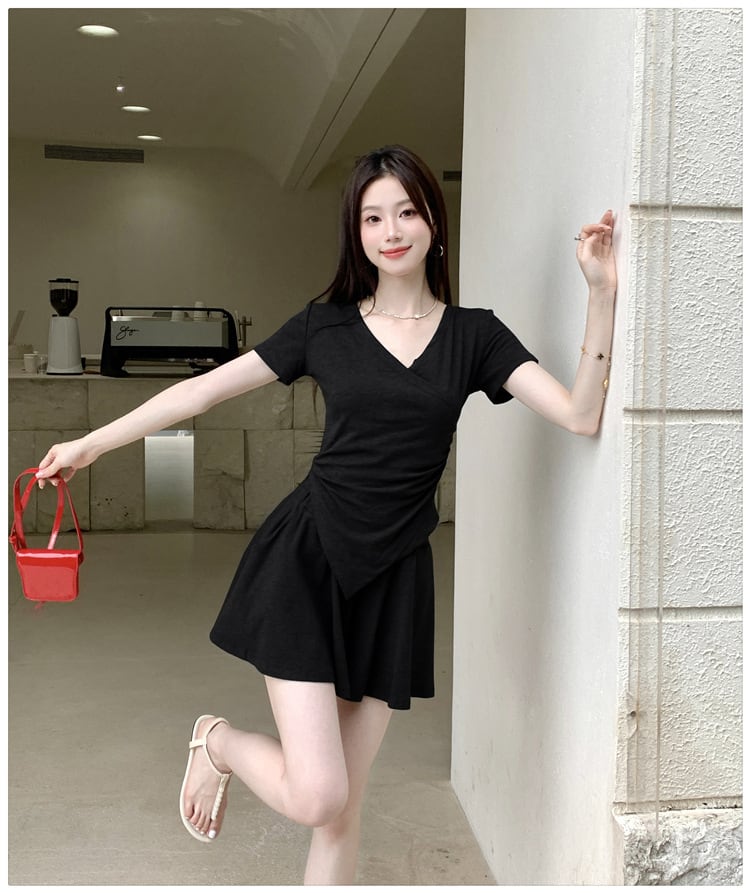 【set】Tシャツ×スカートセット　M24193
