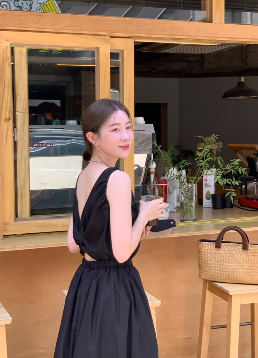 【dress】バックレスワンピース　M25066