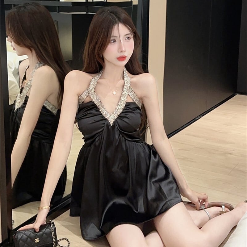 【dress】ホルターネックワンピース　M25083