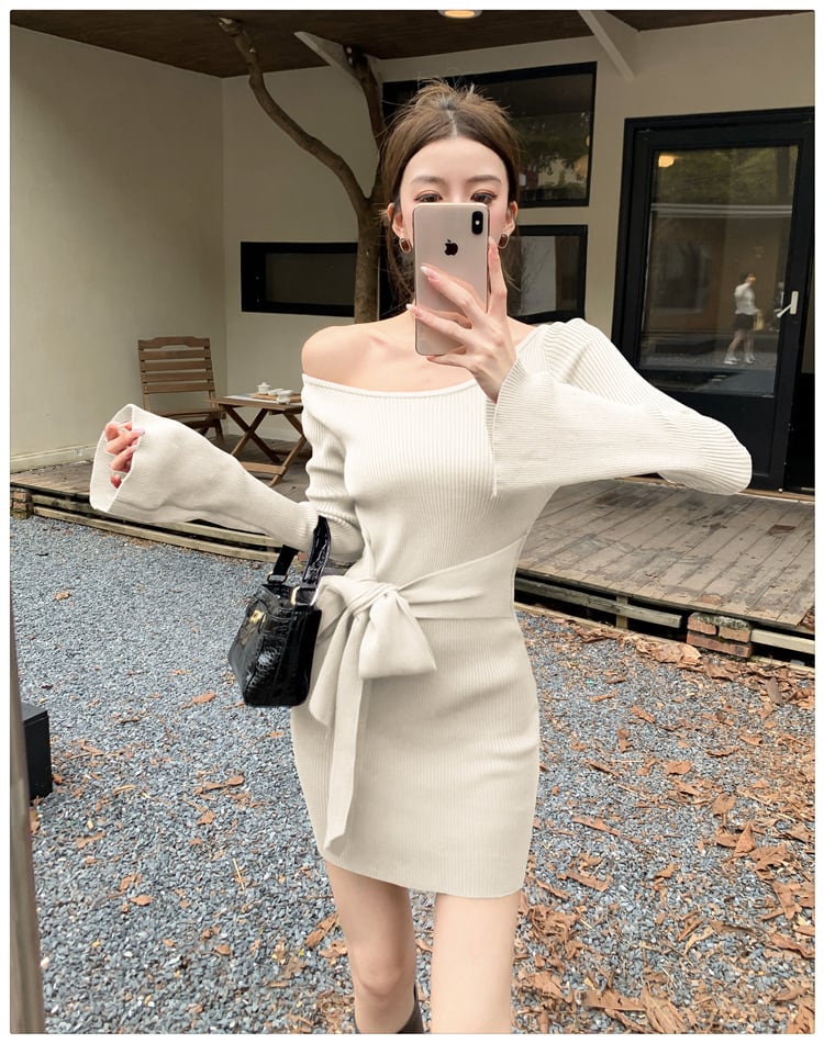 【dress】ニットワンピース　M26415