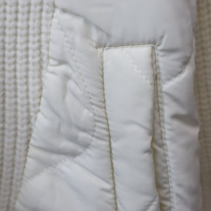 【outer】ファスナー切り替えニットカーデ　M26293