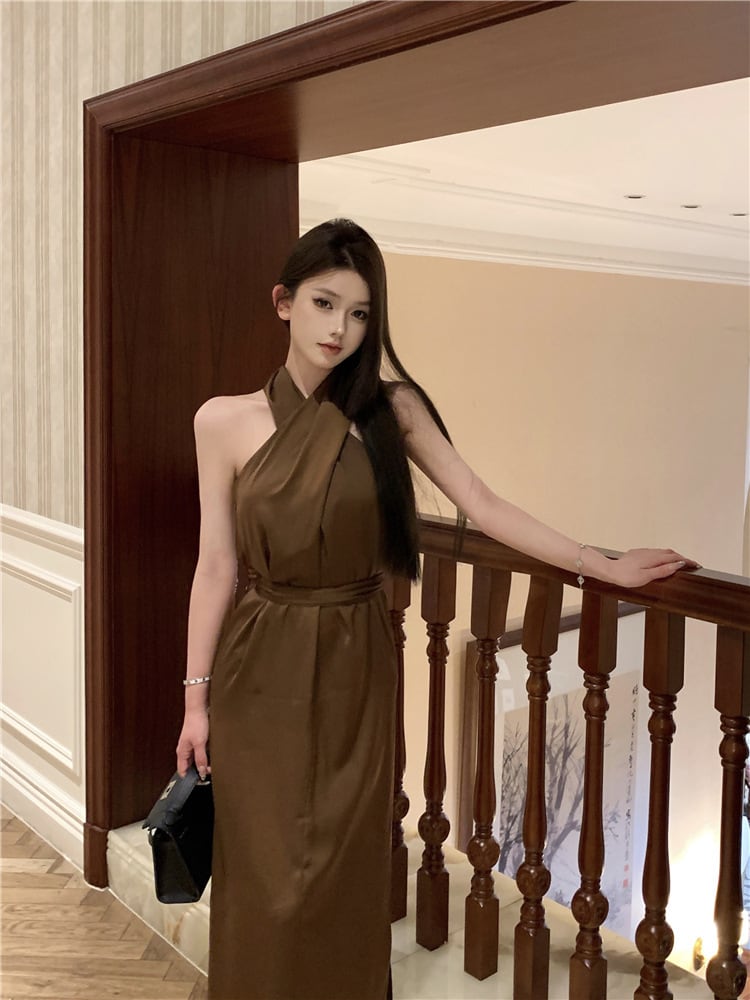 【dress】Aラインキャミワンピース G21084